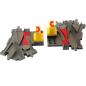 Preview: LEGO Duplo 2736 - Les Aiguillages (gris foncé / dark gray)