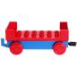 Preview: LEGO Duplo - Train Wagen Low Side Car Red duptrain01/6440