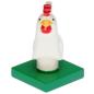 Preview: LEGO Duplo - Animal Chicken, Rooster 6312c01pb01