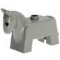 Preview: LEGO Duplo - Animal Horse 4009pb02 Light Gray