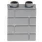 Preview: LEGO Duplo - Brick 1 x 2 x 2 25550 Light Bluish Gray