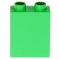 Preview: LEGO Duplo - Brick 1 x 2 x 2 76371 Bright Green