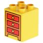 Preview: LEGO Duplo - Brick 2 x 2 x 2 31110pb017