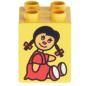 Preview: LEGO Duplo - Brick 2 x 2 x 2 31110pb018