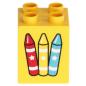 Preview: LEGO Duplo - Brick 2 x 2 x 2 31110pb101