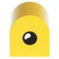 Preview: LEGO Duplo - Brick 2 x 2 x 2 Curved Top 3664pb36 Eye