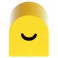 Preview: LEGO Duplo - Brick 2 x 2 x 2 Curved Top 3664pb36 Eye