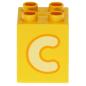 Preview: LEGO Duplo - Brick 2 x 2 x 2 Letter C 31110pb146