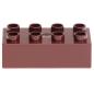 Preview: LEGO Duplo - Brick 2 x 4 3011 Reddish Brown