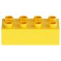 Preview: LEGO Duplo - Brick 2 x 4 3011 Yellow