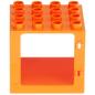 Preview: LEGO Duplo - Building Window Frame 18857 Orange