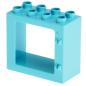 Preview: LEGO Duplo - Building Window Frame 61649 Medium Azure