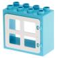 Preview: LEGO Duplo - Building Window 61649/90265 Medium Azure White