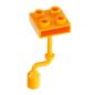 Preview: LEGO Duplo - Crank Handle 62844 Bright Light Orange