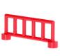 Preview: LEGO Duplo - Fence 12602 Red