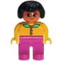 Preview: LEGO Duplo - Figure Female 4555pb127