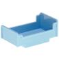 Preview: LEGO Duplo - Furniture Bed 4895 Bright Light Blue