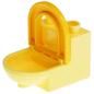 Preview: LEGO Duplo - Furniture Toilet with Seat 4911c01