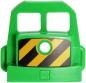 Preview: LEGO Duplo - Train Lokomotiv-Front grün 51554pb01
