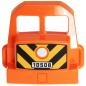Preview: LEGO Duplo - Train Locomotive Front orange 51554pb02