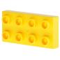 Preview: LEGO Duplo - Plate 2 x 4 40666 Yellow