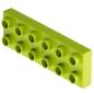 Preview: LEGO Duplo - Plate 2 x 6 98233 Lime