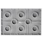 Preview: LEGO Duplo - Plate 4 x 6 25549 Light Bluish Gray