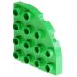 Preview: LEGO Duplo - Plate Round Corner 4 x 4 98218 Bright Green