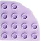 Preview: LEGO Duplo - Plate Round Corner 4 x 4 98218 Lavender