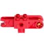 Preview: LEGO Duplo - Toolo Arm 2 x 6 with Triangular Set Screw and Clip Ends and Clip on Top Red tolarm01