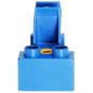 Preview: LEGO Duplo - Toolo Brick 2 x 2 with Angled Bracket with Clip and Screw 6285c01 Blue
