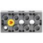 Preview: LEGO Duplo - Toolo Brick 2 x 4 31184c01 Dark Bluish Gray