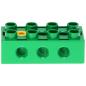 Preview: LEGO Duplo - Toolo Brick 2 x 4 31184c01 Green