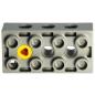 Preview: LEGO Duplo - Toolo Brick 2 x 4 31184c01 Light Gray