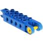 Preview: LEGO Duplo - Toolo Brick 2 x 5 6288c01 Blue