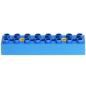 Preview: LEGO Duplo - Toolo Brick 2 x 8 with 2 Screws 31036c01 Blue