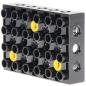 Preview: LEGO Duplo - Toolo Brick 4 x 6 with 3 Screws 31345c01 Black