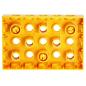 Preview: LEGO Duplo - Toolo Brick 4 x 6 with 3 Screws 31345c01 Yellow