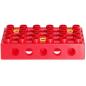 Preview: LEGO Duplo - Toolo Brick 4 x 6 with 3 Screws 31345c01 Red