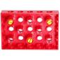 Preview: LEGO Duplo - Toolo Brick 4 x 6 with 3 Screws 31345c01 Red