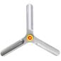 Preview: LEGO Duplo - Toolo Propeller 3 Blade 6670c01 Pearl Light Gray