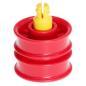 Preview: LEGO Duplo - Toolo Wheel 31350c01 Red