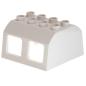 Preview: LEGO Duplo - Train Cabin Roof 13530 White