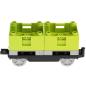 Preview: LEGO Duplo - Train Wagons de fret Wagons de transport de conteneurs 31300c01/47415/47423 Lime