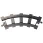 Preview: LEGO Duplo - Train Track Curved 4562 Black