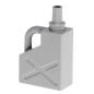 Preview: LEGO Duplo - Utensil Gas Container 45141 Light Bluish Gray