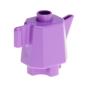 Preview: LEGO Duplo - Utensil Teapot / Coffeepot 31041 Medium Lavender