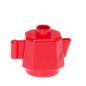 Preview: LEGO Duplo - Utensil Teapot / Coffeepot 4904 Red