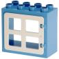 Preview: LEGO Duplo - Building Window 61649/90265 Medium Blue White