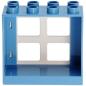Preview: LEGO Duplo - Building Window 61649/90265 Medium Blue White